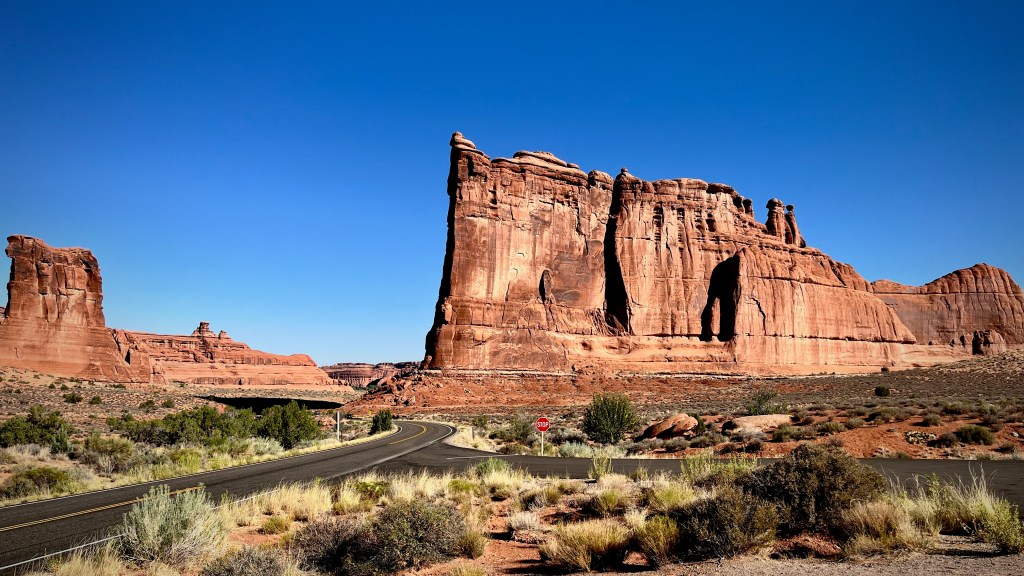 Courthouse Towers in Arches National Park